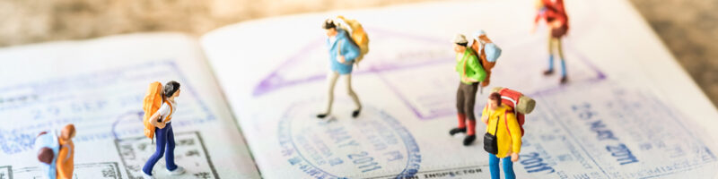 immigration image people on passport