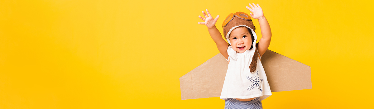 little girl on yellow for family leave article