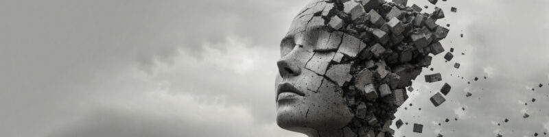 cracked concrete face