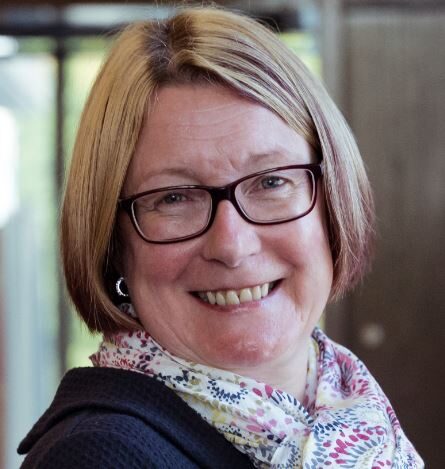 Image of guest speaker: Liz Jones Logo
